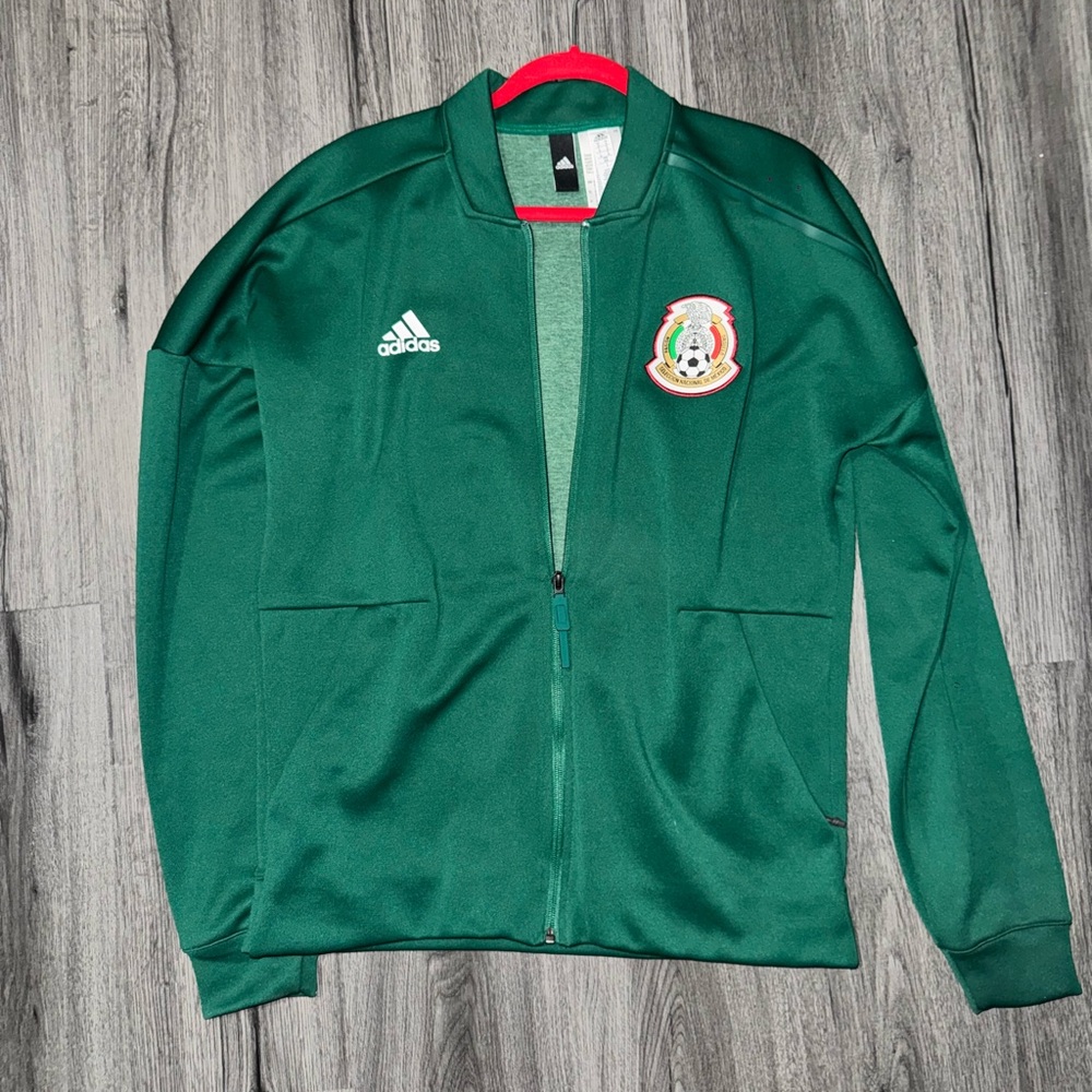 Adidas Green Mexico Soccer Track Jacket
